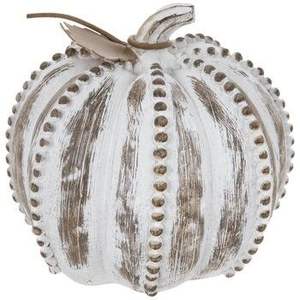 Récipients décoratifs pour citrouilles Ensemble de 2 figurines de citrouilles en bois et en verre Ornements rustiques de stockage d'automne Halloween Thanksgiving - Product Image 4