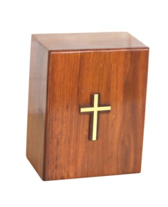 Urnas de cremación de madera de estilo americano moderno hechas a mano, ataúdes funerarios decorativos para hombres y mujeres, suministros funerarios Premium - Product Image 2