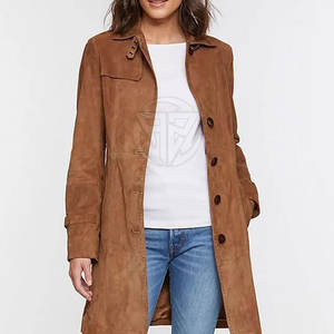 Abrigo Clásico de Invierno, Cortavientos, Transpirable, de Cuero Genuino, Ecológico, Ligero y con un Aspecto Elegante - Product Image 4