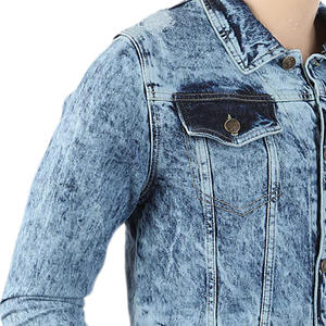 2025 Factory Price Design Your Own Jean <b>Jacket</b> For Men / Wholesale Fashionable Winter Jeans Denim <b>Jackets</b> - Product Image 5