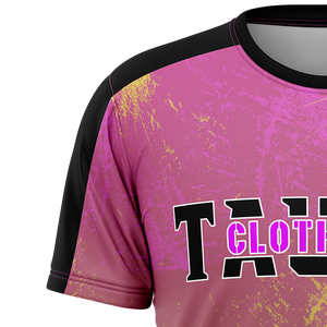 เสื้อกีฬาใส่ได้ทั้งชายและหญิงเสื้อยืดระบายอากาศได้ดีแห้งเร็วใส่สบายชุดวิ่งสไตล์สปอร์ตสำหรับทีม - Product Image 3