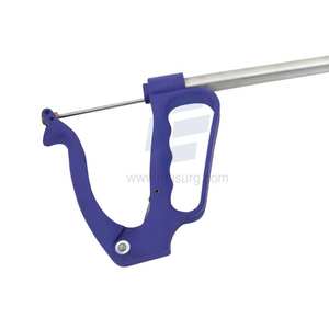 Nouvelle vente Applicateur de boulettes Poignée en plastique incurvée, Pistolet à boulettes vétérinaire 20 mm de diamètre, Outil de dosage pour animaux pour vétérinaire professionnel - Product Image 3