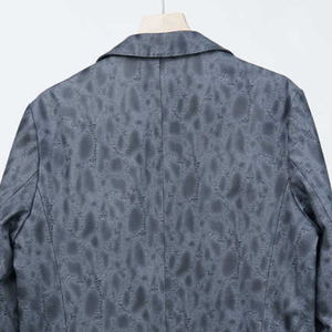 Blazer en cuir pour homme-Manteau en peau d'agneau véritable Style décontracté Blazer pour homme Veste Letterman Vestes - Product Image 2