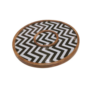 Mesa de comedor minimalista de lujo, plato para servir fruta, cuenco, contador de alimentos, café, té, aperitivos, calidad espacial, venta al por mayor - Product Image 3