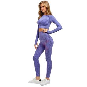 Conjunto de Yoga Deportivo de Alta Calidad para Mujer, Nuevo Estilo con Logotipo en la Cintura, para Gimnasio y Fitness, el Mejor Conjunto de Yoga Estampado para Mujer - Product Image 2