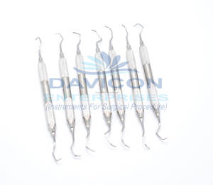 Juego de Curetas Dentales Gracey Profesionales de Acero Inoxidable Davicon, Manuales, de Alta Calidad (Juego de 7), Certificación CE Clase I - Product Image 5