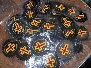 SILK EMBROIDERED BADGE CAMERA DESIGN - Product Image 4