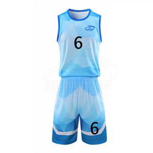 Uniforme de basket-ball léger et respirant avec conception d'ensemble d'impression de logo personnalisé de style unique à vendre - Product Image 1