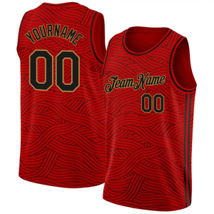 Camiseta de Baloncesto Personalizada al por Mayor, Jersey Sublimado con Estampado, Chaleco de Equipo de Poliéster, Ligero y Transpirable - Product Image 1
