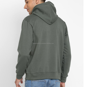 Sweatshirts personnalisés Double Zip surdimensionné Vintage en détresse pierre soleil fané Patch broderie pull à capuche pour hommes - Product Image 5