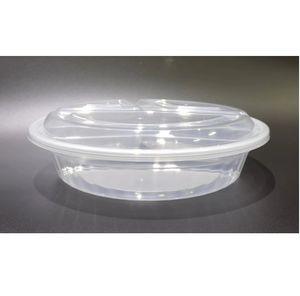 3 Compartments Transparent Biodegradable Eco-friendly Plastic Meal Prep <b>Containers</b> Reusable Modern <b>Container</b> for Food - Product Image 3