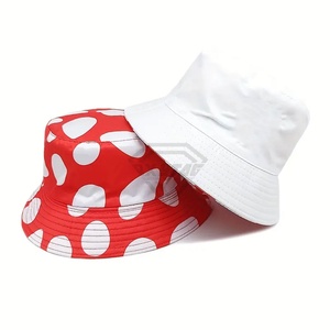 หมวกบักเก็ตผ้าฝ้ายคุณภาพสูงหมวกชาวประมงแฟชั่นแนวสตรีทหมวกปักลายได้ตามต้องการ - Product Image 3