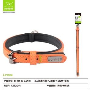 Collare per Cani Imbottito in Neoprene PU per Animali Domestici - Product Image 1
