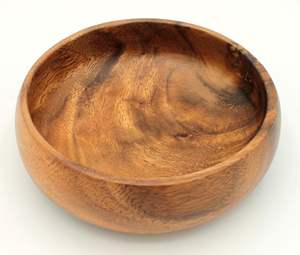 handcrafted <b>wooden</b> bowls <b>set</b> kitchen serving item - Product Image 2