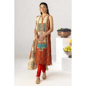 Conjunto de 3 piezas de traje estampado para mujer con dupatta estampada CL-62246 - Product Image 3