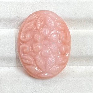 Hecho a mano Mughal Art Beautiful Natural Oval Cut Pink Opal Gemstone Jewelry Efecto de cambio de color Producto a granel - Product Image 2