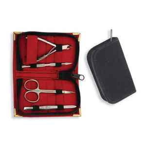 Vente chaude HEXA CARE HEX-MS-17 Durable Personnalisé PU Pochette En Cuir 4PCS Manucure Pédicure Ensembles Outils De Soins Des Ongles Ensemble En Acier Inoxydable - Product Image 3