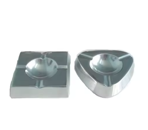 Shiny Triangular Metal <b>Ashtray</b> Most Demanded for Home Hotels Office & Bar Use Commercial Price - Product Image 6