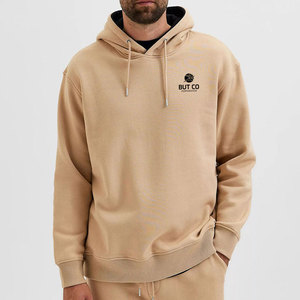Sweats à capuche d'hiver décontractés pour hommes 100% coton Motif solide Design Respirant à la mode Utilisation en extérieur Pull personnalisable - Product Image 1