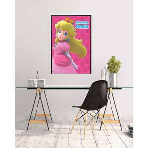 โปสเตอร์ซูเปอร์มาริโอสไตล์โมเดิร์น เจ้าหญิงพีช สำหรับตกแต่งผนัง - Product Image 1