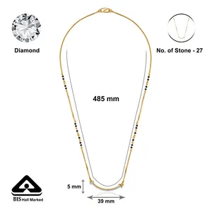 สร้อยคอแฟนซี Mangalsutra แบบโบราณ - เครื่องประดับสะสมทางวัฒนธรรม - Product Image 6