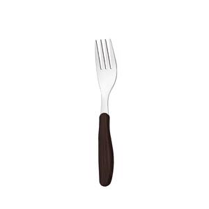 Ensemble de couverts de haute qualité avec manche en bois, tête argentée, acier inoxydable, vaisselle pour les repas en famille, les fêtes et les repas quotidiens - Product Image 2