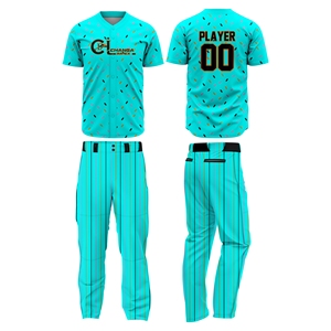 Ensemble d'uniformes de baseball de style professionnel exclusif, logo personnalisé, respirant, séchage rapide, tissu 100% polyester, vêtements de sport durables et luxueux, personnalisables - Product Image 5