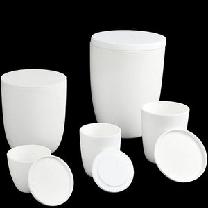 Creuset en céramique d'alumine (Al2O3) et corindon <span class=keywords><strong>AL</strong></span>-RA 5ml 10ml 30ml 50ml pour four à moufle de laboratoire haute température - Product Image 5