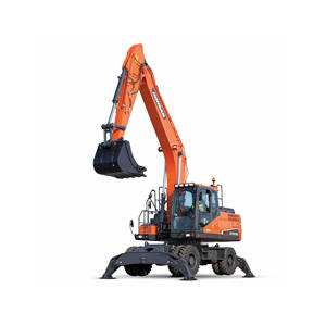 Excavadora de ruedas Doosan 1998, velocidad de viaje rápida de alto rendimiento para trabajos de servicios públicos de carretera con cojinete de caja de cambios de bomba central - Product Image 3