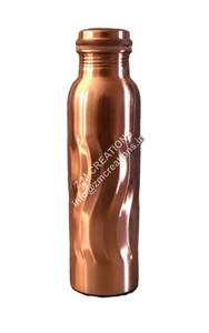 Wholesale 1000ml Metal Copper Water <b>Bottle</b> Elegant Ayurvedic Printed Design Leak Proof Sports <b>Travel</b> Direct Drinking <b>Bottles</b> - Product Image 4