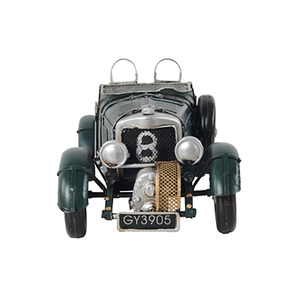 Llamativo 1930 soplador 4.5L LeMans modelo de coche 34cm mesa de hierro histórica decoración del hogar para la graduación - Product Image 1