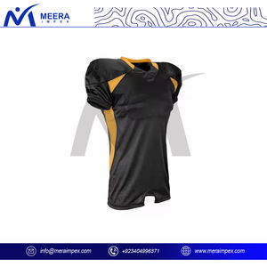 Maillot de football américain de haute qualité entièrement en coton Polyester respirant court élégant broderie imprimé Sublimation grande taille - Product Image 4
