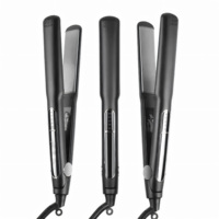 Lisseur à cheveux en céramique professionnel EFA S08 2-en-1, fer à lisser LCD, chauffe rapide, haute température, usage électrique pour salon et hôtel