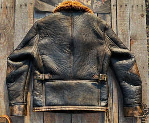 Veste en cuir d'agneau véritable unisexe formelle avec logo sur le devant - Design personnalisable de haute qualité - Product Image 6