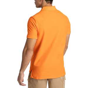 Vente chaude Logo Brodé Casual Piqué Coton Plain Hommes Polos D'été À Manches Courtes Slim Fit Col Golf Polo T-Shirt - Product Image 3