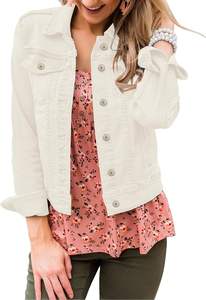 Most Comfortable Custom Color <b>Women</b> Denim Jackets For Sale Good Quality In Wholesale Price Top Trending Made in Pakistan - Product Image 5