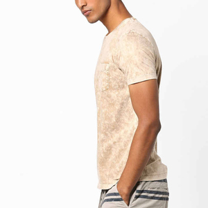 เสื้อยืดผู้ชายซักด้วยกรดเสื้อยืดผ้าฝ้าย100% 200กรัมพิมพ์ลายสกรีนโลโก้แบบปรับแต่งได้เสื้อยืดสำหรับผู้ชาย - Product Image 2