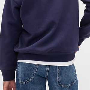 Boys Sweatshirt Pullover Design With Solid Color And Full Sleeve Cheap Rate High Quality Stitching With Drop Shoulders Crew Neck - Product Image 6