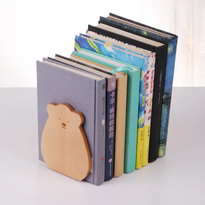 Estantería de madera de oso pequeño para escritorio de oficina, tapón de libro hecho a mano, último diseño de la India a baja velocidad - Product Image 4