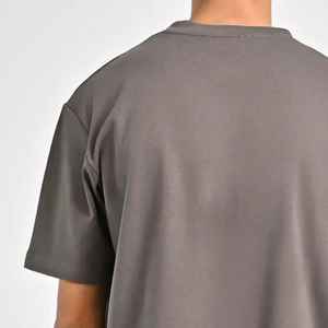 Men's 100% Cotton High Quality Custom logo <b>Blank</b> Oversized T Shirts 280 Gsm Heavyweight Washed Patchwork - Product Image 5