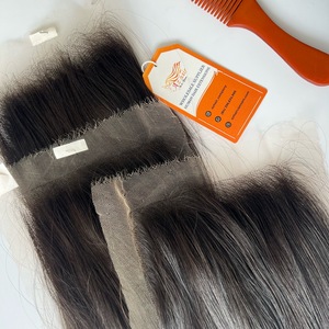 180 Dentelle Fermeture Petits Noeuds Naturels 12x4 13x4 5x5 6x6 HD Dentelle Invisible Cheveux Humains Vietnam Fournisseurs - Product Image 3