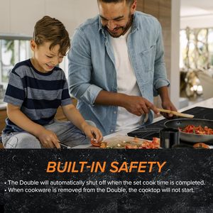 Brûleur de table de cuisson à induction double précision de qualité - Product Image 3