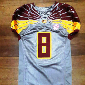 Nouveaux maillots de football américain unisexes en maille respirante à manches courtes en polyester 100% pour l'été, taille plus - Product Image 1