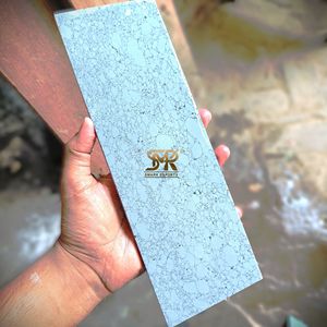 Dalle de pierre à motif Web turquoise grise polie artisanale idéale pour la fabrication de manches de couteau et d'incrustation de bijoux et de conception artisanale artistique - Product Image 6