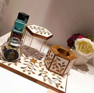 Royal Crescent Pearl Treasure New Design Lacquer <b>Decorative</b> Acrylic Food <b>Storage</b> <b>Box</b> Hand Inlaid Mother Pearl Wooden Lid Festive - Product Image 4