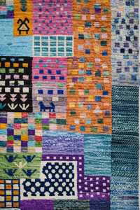 Alfombra de Lana Marroquí Hecha a Mano de Primera Calidad, Suave, Lujosa, Estilo Moderno, Abstracta, Personalizable para Hogar y Hotel, Juegos de Alfombras Tejidas - Product Image 4