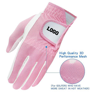Guantes de golf de cuero de piel de oveja personalizados servicio OEM logotipo personalizado para hombres precio de fábrica guantes de golf Cabretta guantes de gran calidad - Product Image 5