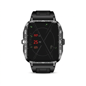 Montre connectée Rogbid ZW59, écran tactile IPS de 1,95 pouce, moniteur de fréquence cardiaque, montre de fitness, étanche IP68, bracelet en caoutchouc unisexe - Product Image 2