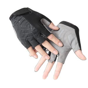 High Quality Custom Half-<b>Finger</b> Cycling Gloves Breathable Anti-Skid for Motorcycle and <b>Bike</b> Riding - Product Image 1