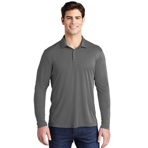 Camisas deportivas de manga larga para hombre, camiseta de golf de entrenamiento con cuello personalizado - Product Image 1